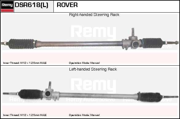 DELCO REMY Stūres mehānisms DSR626L